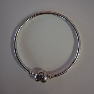 Pandora Sterling Silver Bangle Bracelet | Model 596268-17 | 6.7"